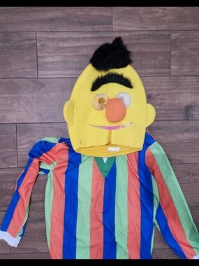 Sesame Street Bert adult costume set unisex Men's Size XL cosplay
